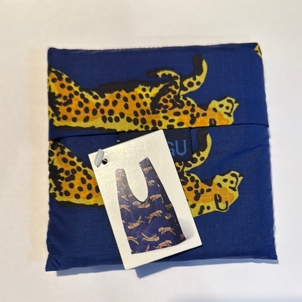 BAGGU Standard Reusable Bag Cheetah NWT